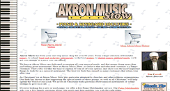 Desktop Screenshot of akronmusic.com